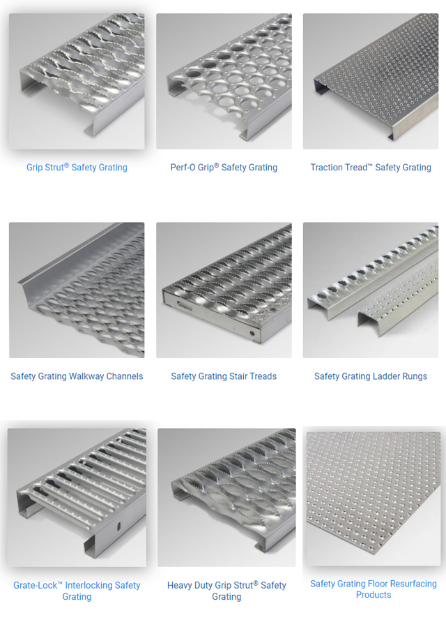 Types of Safety Grating Products