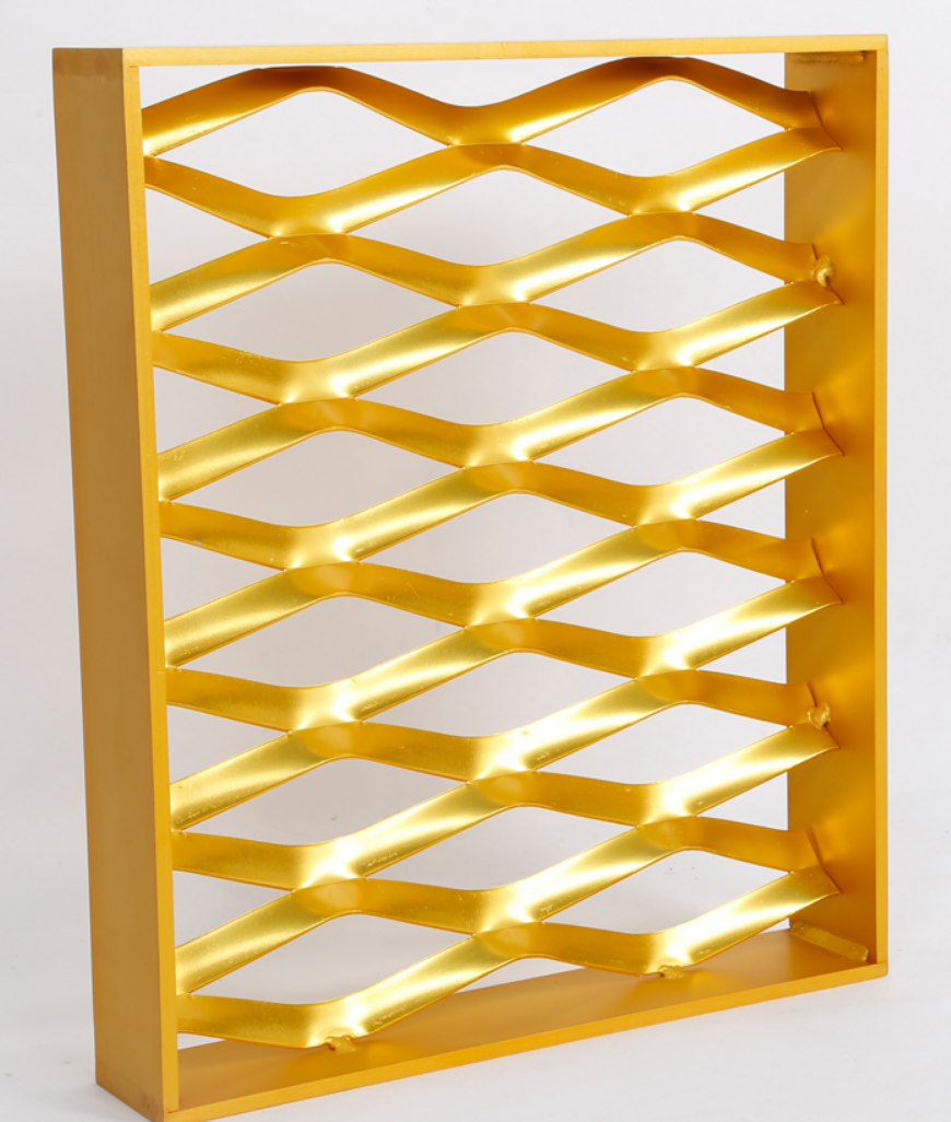 Grote opening aluminium strekmetaal voor parkeergevel